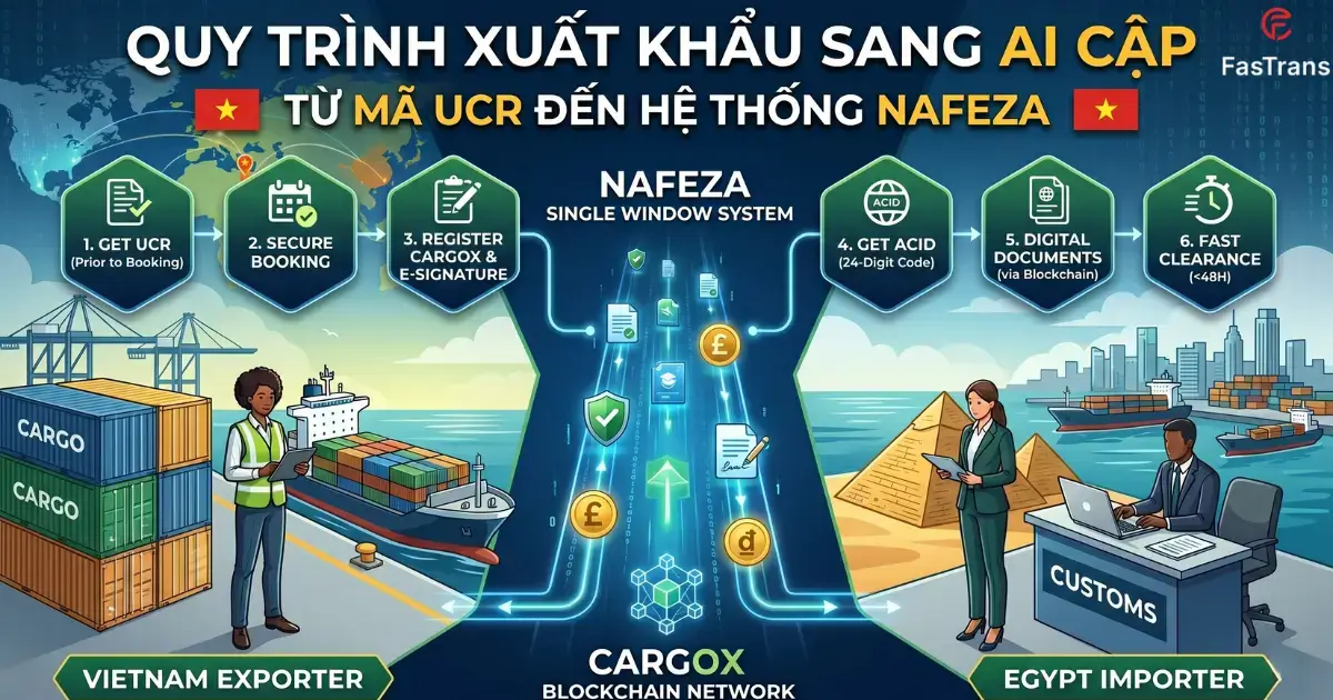 Xuất khẩu hàng hóa sang Ai Cập đòi hỏi quy trình nghiêm ngặt